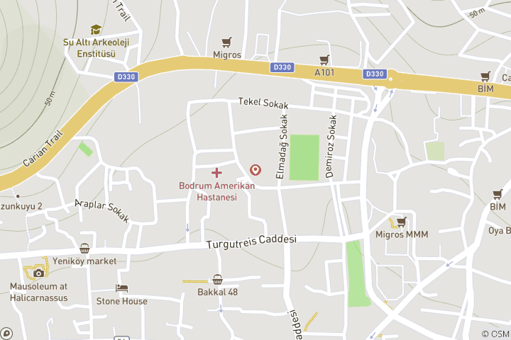 Carte du circuit Bodrum Explorer - 4 jours