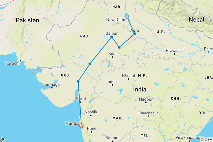 Map of Eternal India (From Oct '26)