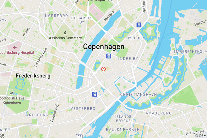 Map of Short Trip to Copenhagen 5 Days