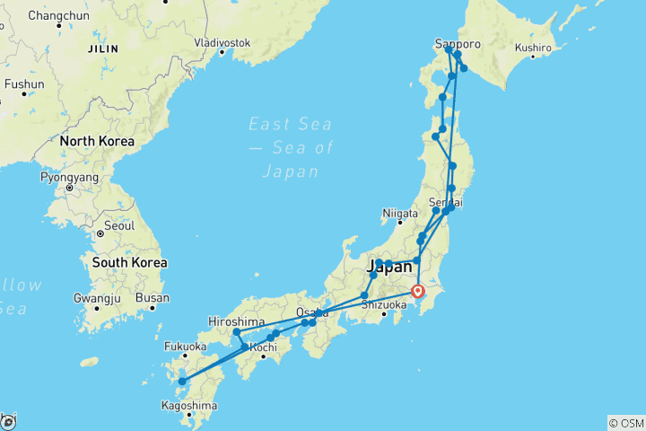 Map of Japanese Scenes