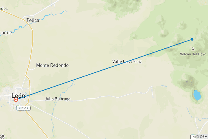 Karte von Nicaragua: Entdecken Sie die spanische Kolonialstadt Leon - 4 Tage