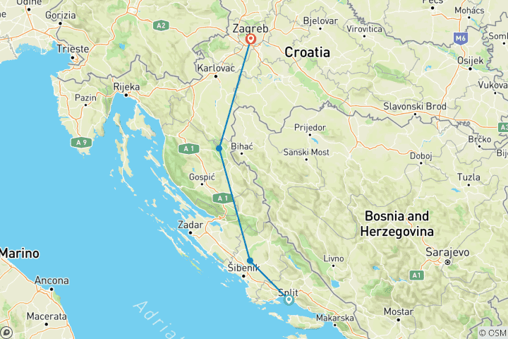 Map of National Parks Express