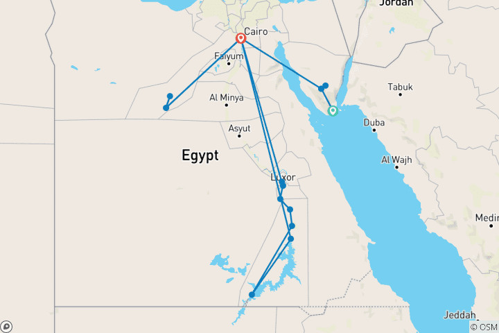 Map of Egyptian, Peak Adventures ~ Guided *TREK*CLIMB*SOAR*SAIL