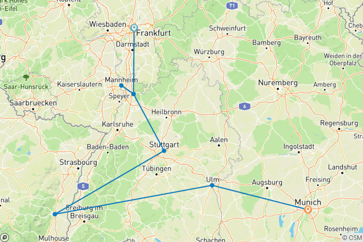 Mapa de DESCUBRIENDO LA ALEMANIA TÉCNICA El espíritu de la invención