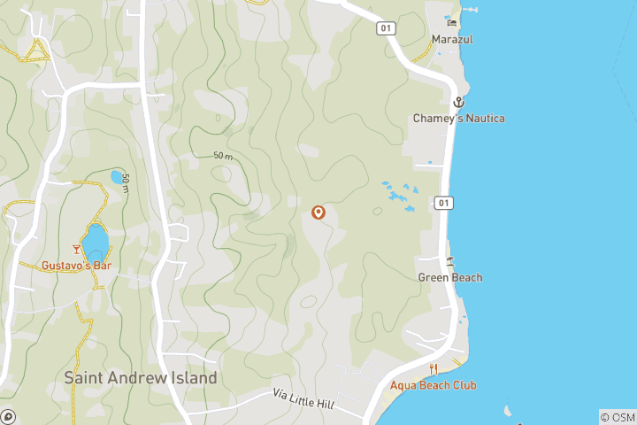 Carte du circuit Magie de San Andrés