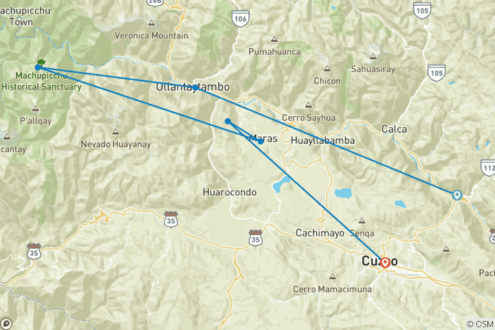 Mapa de Firma: Lima, Machu Picchu y el Valle Sagrado de Perú