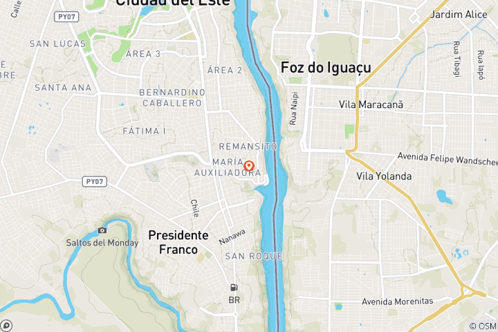 Carte du circuit Iguazú : Au cœur de la jungle lointaine Lodge