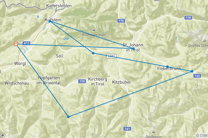 Carte du circuit KAT Bike Light