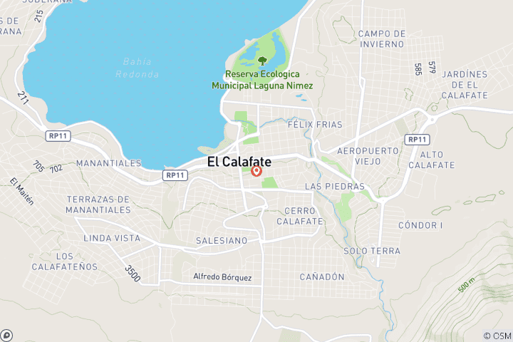 Kaart van Bevroren wonderen: El Calafate in 3 dagen