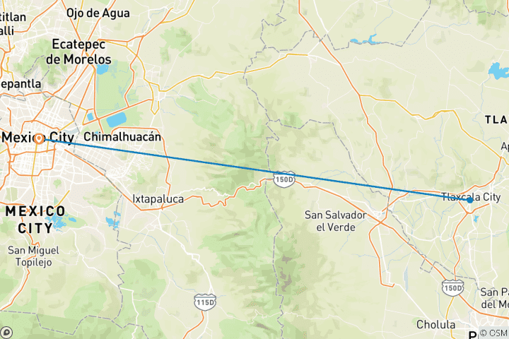 Map of 6 Days Immersed in Mexico City’s Divine Wonders