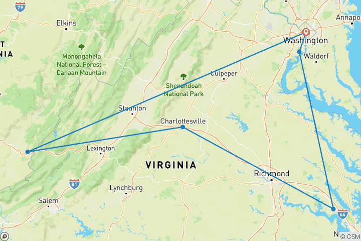 Karte von Feiertag des amerikanischen Erbes mit dem Greenbrier Resort