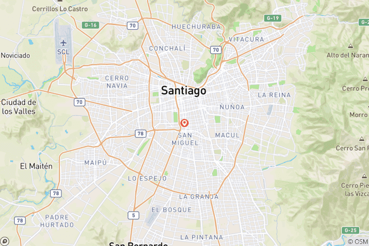 Mapa de 9 Días - Explorando Chile Entre Montañas, Lagos y Patagonia