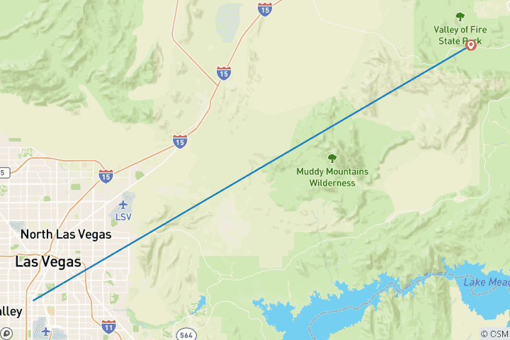 Kaart van Zes hoofdstukken over zonde in Las Vegas
