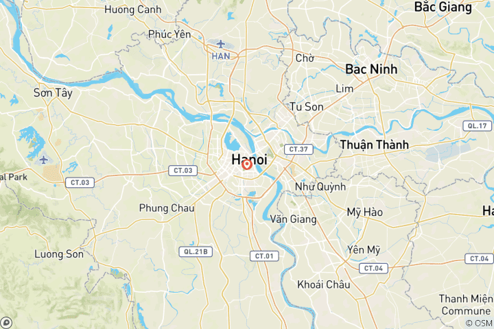 Map of North Vietnam! 7 day adventures!
