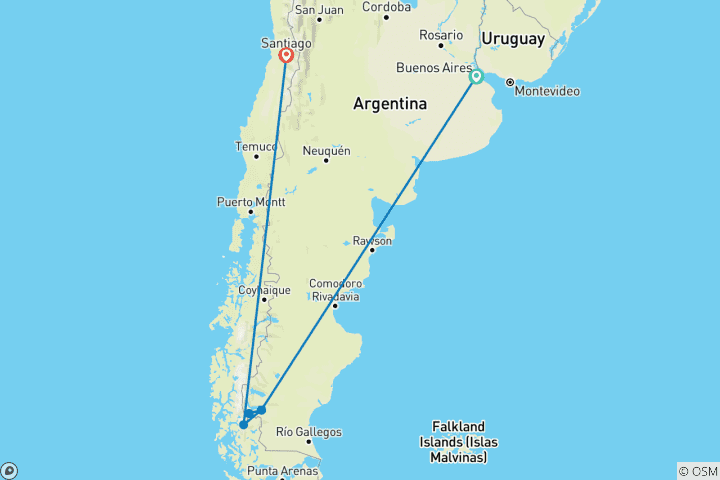 Mapa de Firma: Argentina, Chile y el Corazón de la Patagonia National Geographic