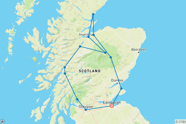 Karte von Schottland: Den schottischen Clans auf der Spur mit dem Mietwagen