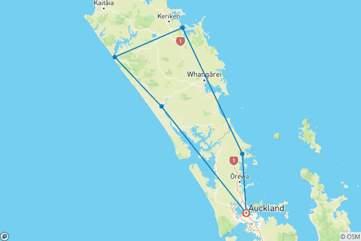 Map of Far North escape