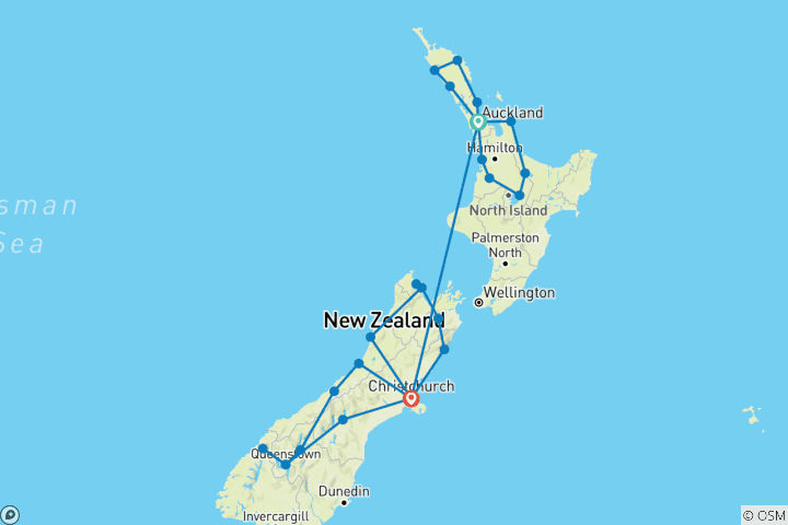 Carte du circuit Grande aventure