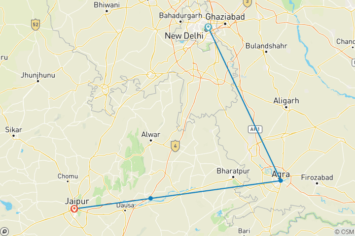 Map of The Golden Triangle