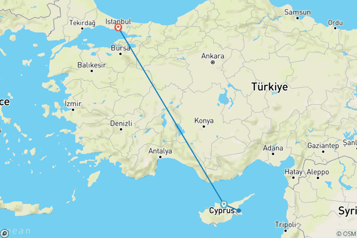 Mapa de Cyprus Sun