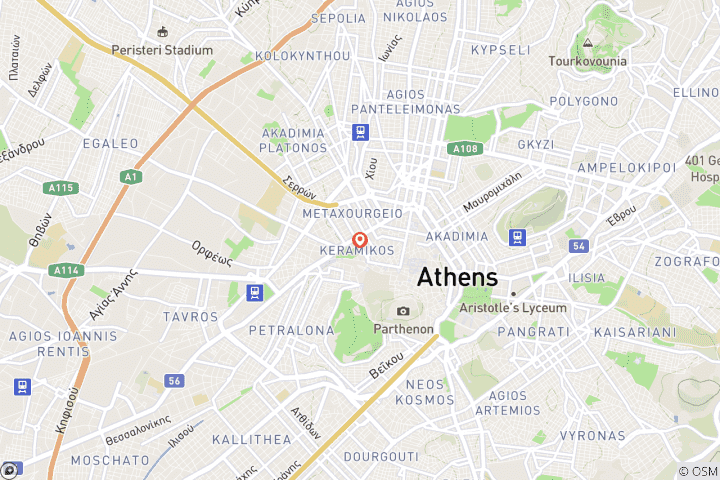 Map of Athens: A Journey into Greek Legends