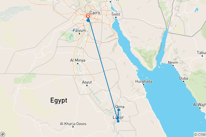 Map of Simply Egypt