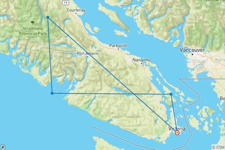 Map of Geluxe: Vancouver Island: Victoria, the Broken Group Islands & Salt Spring