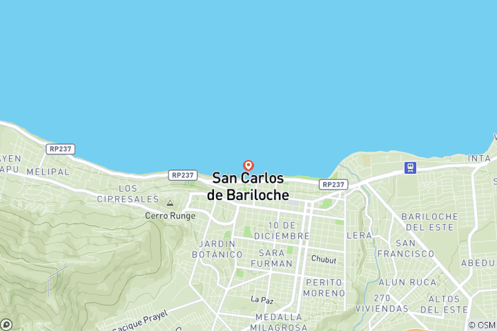 Map of Argentina: Bariloche in 3 days