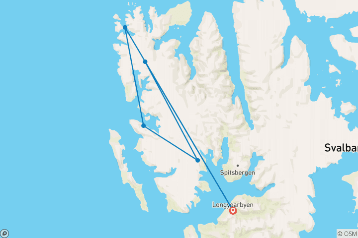 Map of In the Realm of the Polar Bear