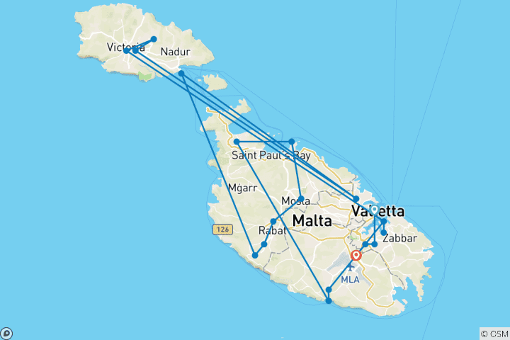 Kaart van Malta – een mediterrane schoonheid op het kruispunt van beschavingen