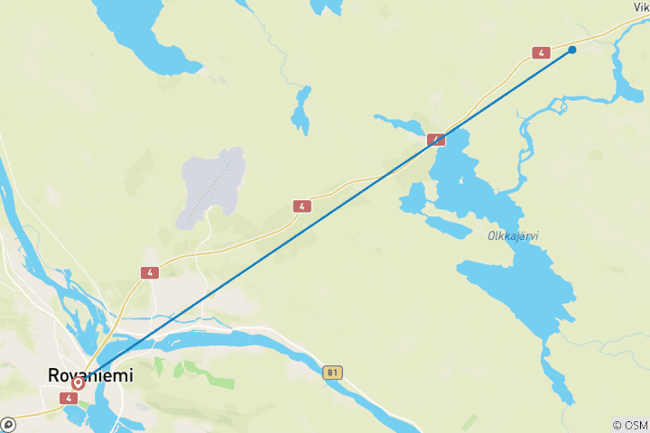 Kaart van Finland Wilderness Essentials (Igloo) - 3 dagen
