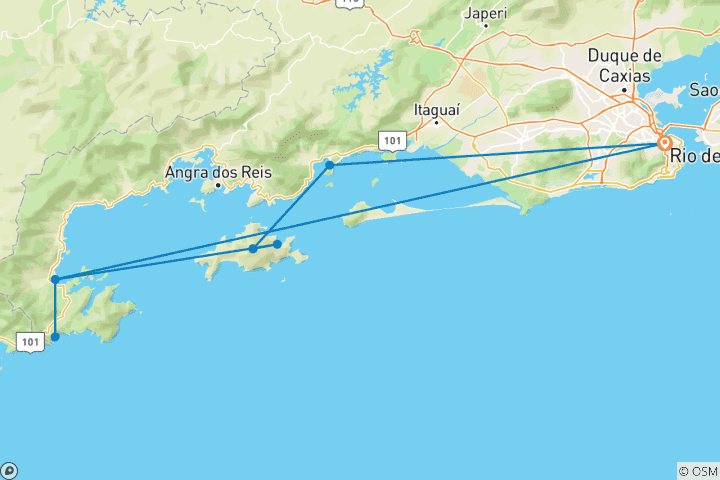 Mapa de Lo mejor de Brasil