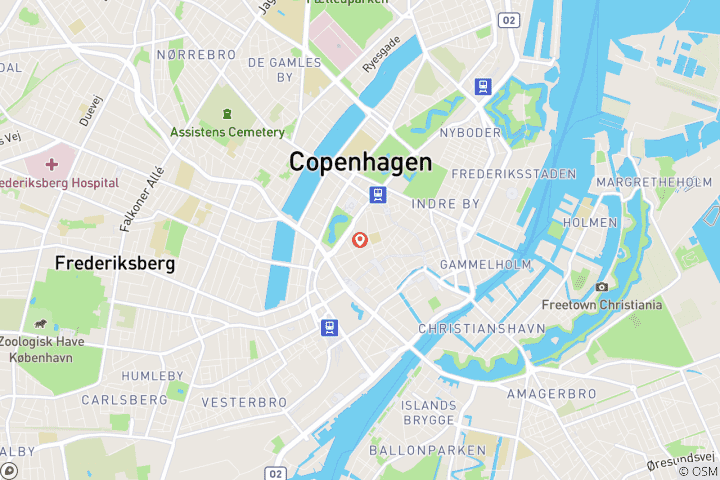 Carte du circuit Copenhague : un voyage dans l'univers de H. C. Andersen