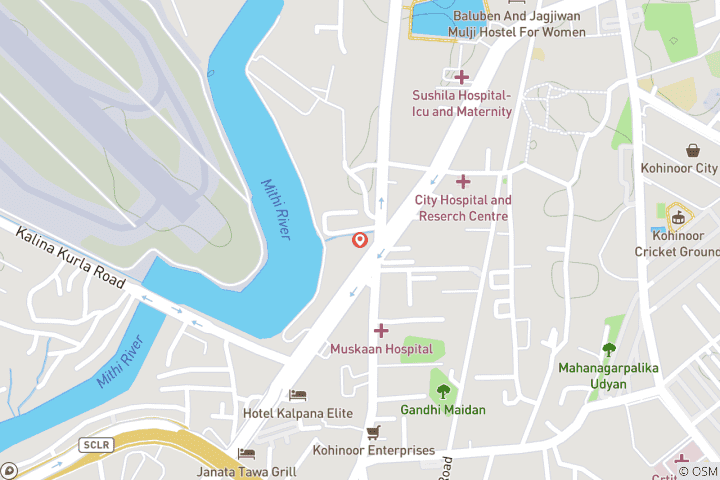 Carte du circuit Mumbai en une journée : visite guidée des principaux sites de la ville