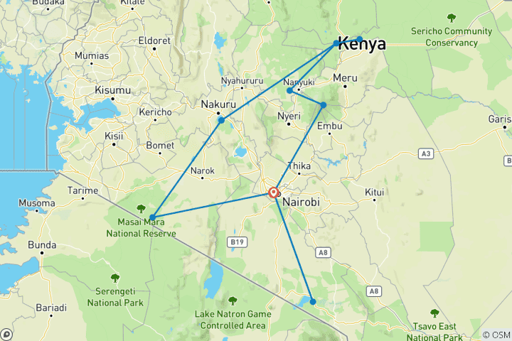 Map of Kenyan Discovery