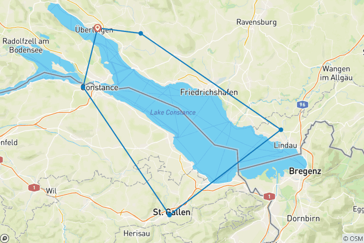 Mapa de Cerdeña | Italia | Ruta guiada en bicicleta eléctrica | salidas programadas