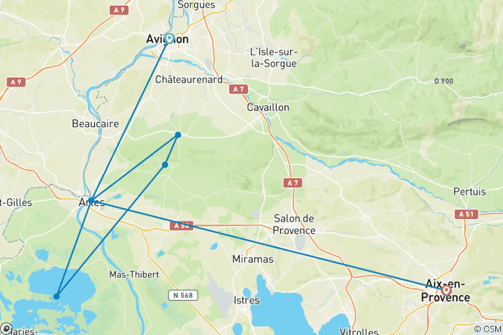 Map of Journeys: Stories of Provence National Geographic