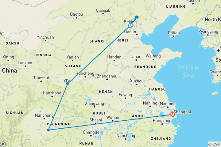 Karte von Go with the Flow - China