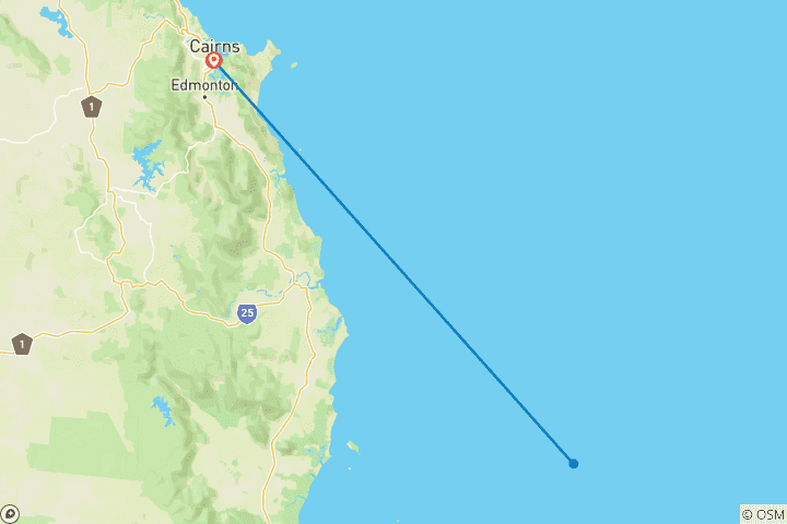 Kaart van Snorkelen & duiken: Great Barrier Reef (duiken)