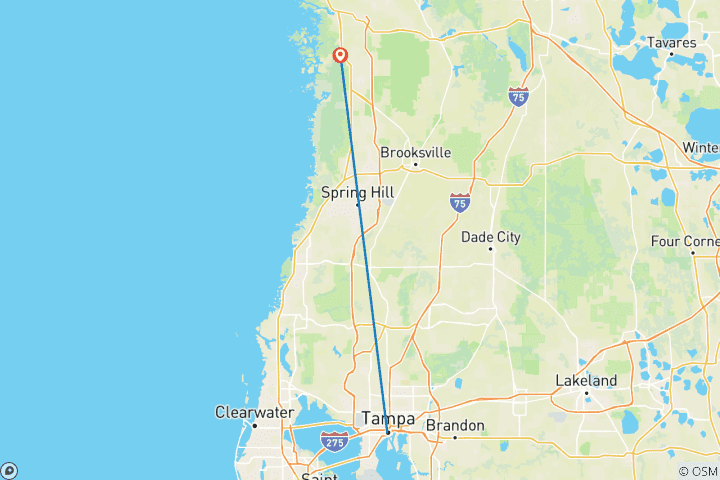 Carte du circuit Balade en kayak avec les lamantins (réservé aux femmes)