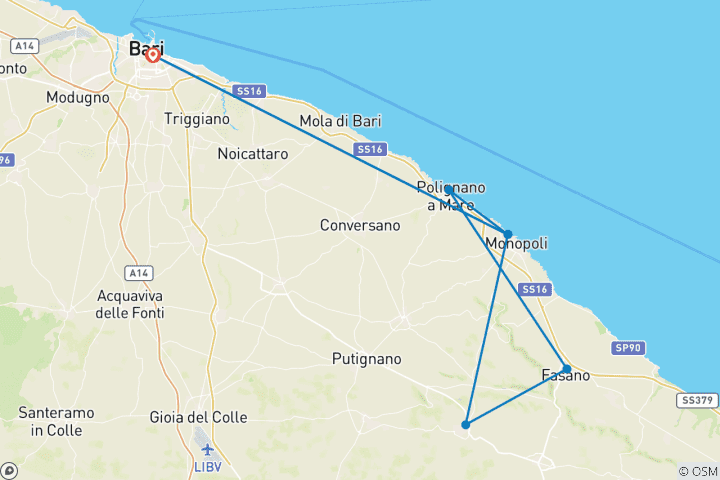 Map of Sea, Gelato, and White Alleys: Italian Monopoli with Kids
