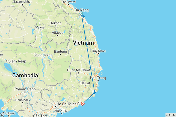 Map of Vietnam Beyond the Beaten Path