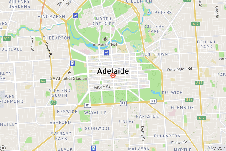 Mapa de Lo más destacado de Adelaida - 4 días