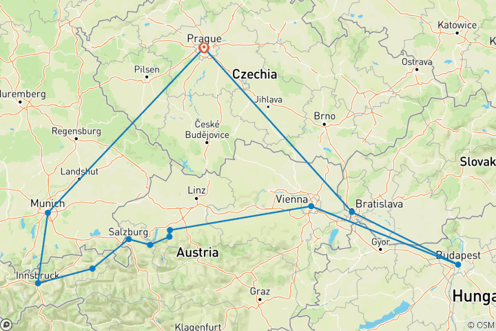 Mapa de Anillo Centroeuropeo ROT