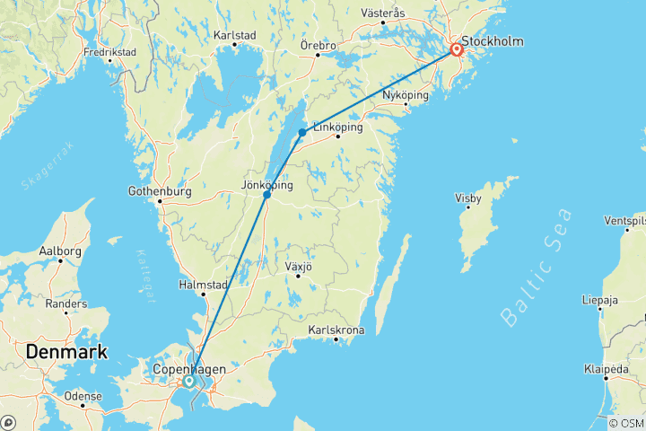 Map of Jewels of Scandinavia (4 destinations)