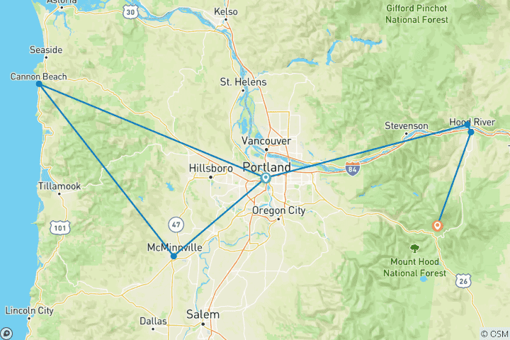 Map of Wonders of Oregon: A Journey Through Nature and Culture