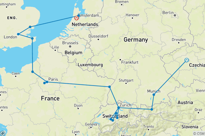 Map of Refined Sentiment (19 destinations)