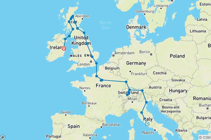 Map of Unbelievable Adventure