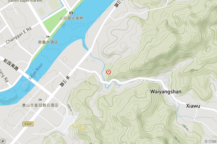 Map of Huangshan Private Day Tour with Return Cable Car - No Shopping