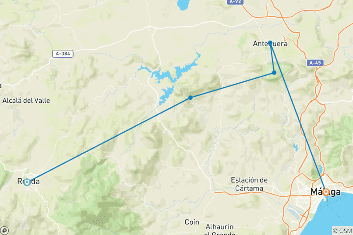 Map of Andalusia: Moorish Kings and Mountain Trails